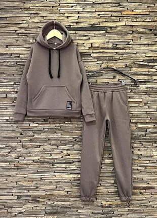 Костюм спортивный на флисе спортивный девочек