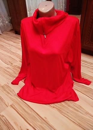 Эксклюзив длинная туника блуза водолазка раен, 50-56