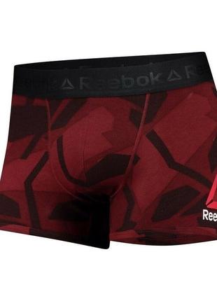 Reebok ufc men's red tri-blend fight boxer brief ii cd9061