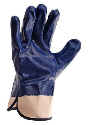Перчатки mastertool - масло-бензостойкие с твердым манжетом 10,5" 6 шт.