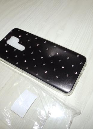 Чехол для xiaomi redmi 9 сердечки 2