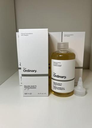 The ordinary glycolic acid 7% toning solution - тонік з 7% гліколевою кислотою 240мл