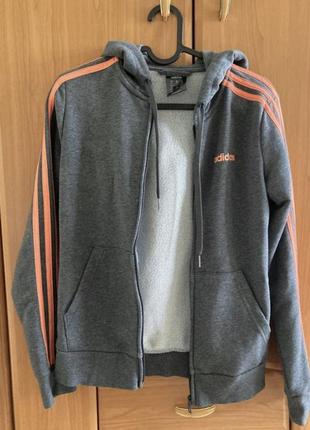 Жіноча спортивна кофта на замку adidas