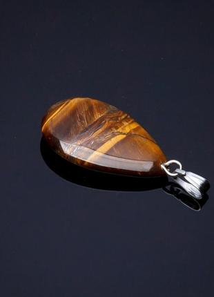 Кулон крапля тигрове око 2,5х1,7см (+-)