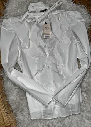 Біло-молочна блузка lipsy london4 фото