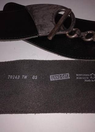 Вінтажний пояс ремінь bernd gotz5 фото