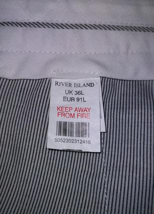 Мужские брюки брюки серые river island5 фото