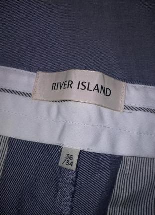Мужские брюки брюки серые river island4 фото