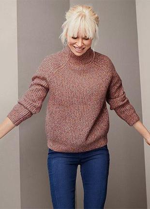 Зима шикарный высококачественный свитер объемной вязки от tchibo (германия) (44/46 евро)