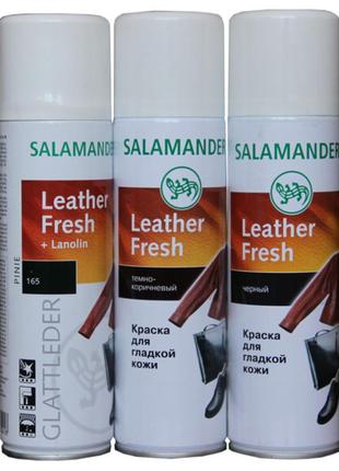 Краска для замши и нубука salamander nubuck velours fresh 200 ml темно-коричневый4 фото