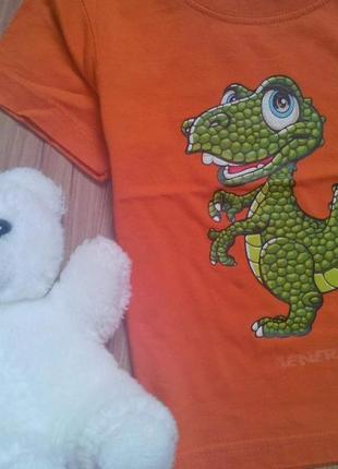 Класнюча футболка з крокодильчиком  2 - 4 роки.2 фото