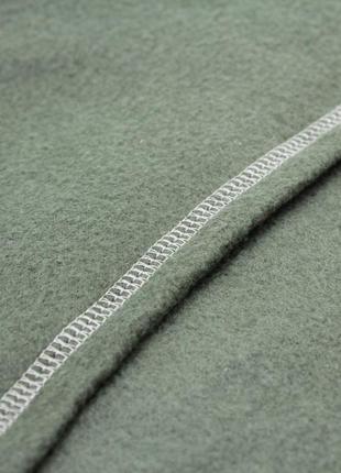 Теплая балаклава с тонкого флиса мужская зеленая военная камуфляжная, подшлемник хаки...