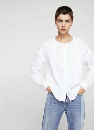 Блуза біла жіноча mango розм. м