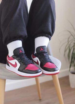 Женские кожаные кроссовки nike air jordan #найк