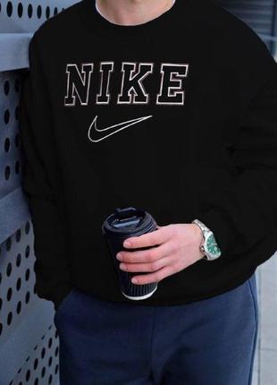 Мужской и женский oversize свитшот nike black