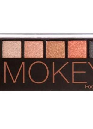 Палетка теней для век focallure smokey eyeshadow palette 06, 8 г