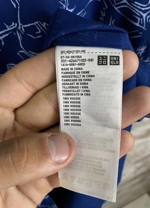 Нова шведка uniqlo сорочка гавайка гавайська футболка поло6 фото