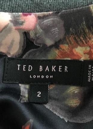 Оригинальное шерстное платье в бизнес стиле от дорогого ted baker, размер 2, укр 42-44-464 фото