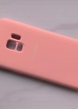 Чехол розовый для samsung galaxy s9