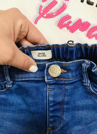 🛍суперстильні брендові джинси на дівчинку river island2 фото