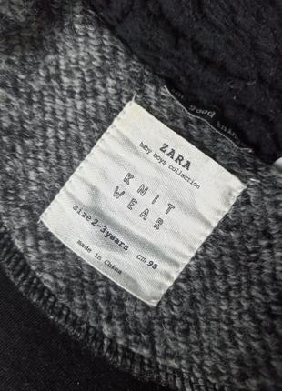 Теплая стильная демисезонная куртка курточка zara 2-3г.2 фото