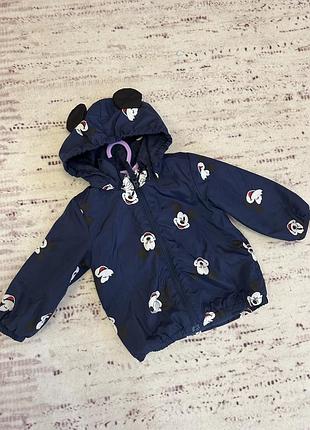 Легкая куртка утеплена флисом