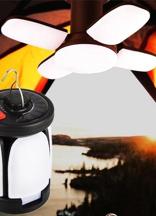 Світодіодний ліхтар на акамуляторі та сонячній батареї