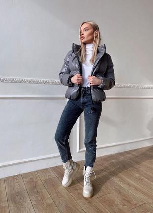 Жіноча тепла куртка пуховик