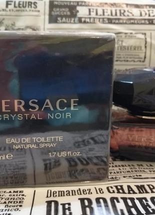 Versace crystal noir туалетна вода 50мл жіноча туалетна вода. новий оригінал 30 і 90 мл