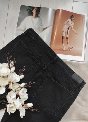 Черные прямые джинсы от mango, 38, 42р, испания10 фото