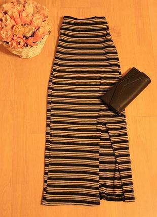 Юбка міді від bershka