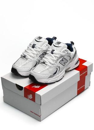 Женские кроссовки new balance 530 white silver navy