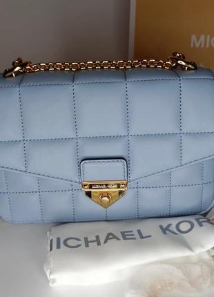 Сумка soho s cross pale blue michael kors7 фото