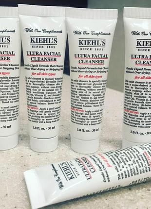 Очищучий гель для вмивання  kiehl’s since 1851 ultra facial cleanser.