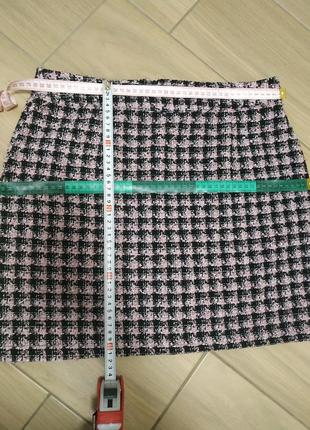 Твидовая юбка, тизовая юбка4 фото