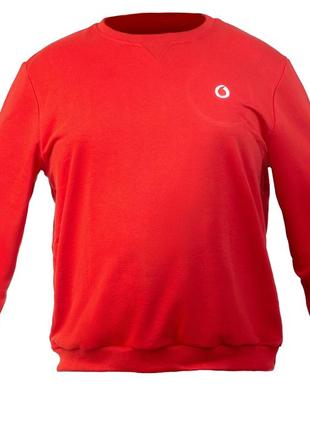 Кофта чоловіча, реглан, червона з емблемою vodaphone