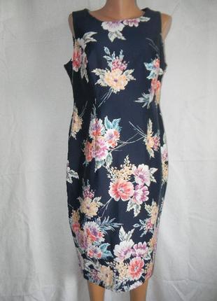Нове натуральне плаття з квітковим принтом george1 фото