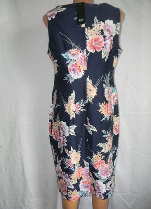 Нове натуральне плаття з квітковим принтом george3 фото