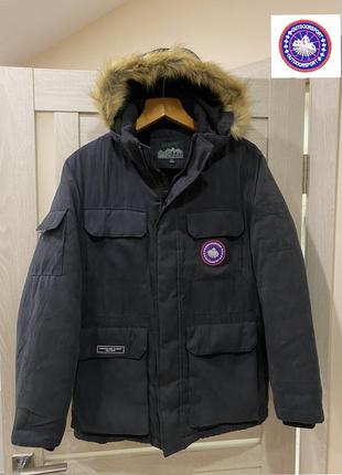 Куртка аляска outdoorsport аляска 50/xl с капюшоном и мехом1 фото