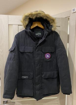 Куртка аляска outdoorsport аляска 50/xl с капюшоном и мехом6 фото