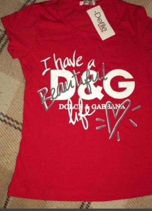 Футболка с принтом