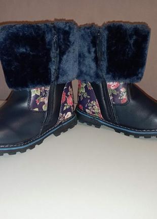 Зимние детские сапожки сапоги, зимові черевики3 фото
