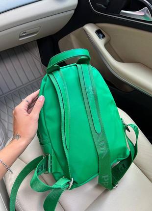 Женский популярный зеленый рюкзак с лямками 🆕стильный рюкзак с карманом7 фото