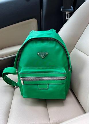 Женский популярный зеленый рюкзак с лямками 🆕стильный рюкзак с карманом4 фото