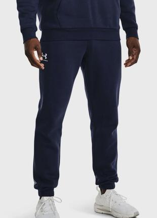 Чоловічі темно-сині спортивні штани ua essential fleece jogger