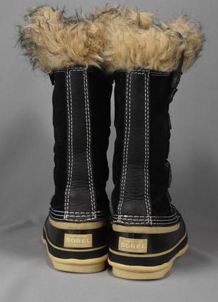 Sorel joan of arctic waterproof термоботинки сапоги ботинки зимние женские. оригинал. 37 р./23 см.5 фото