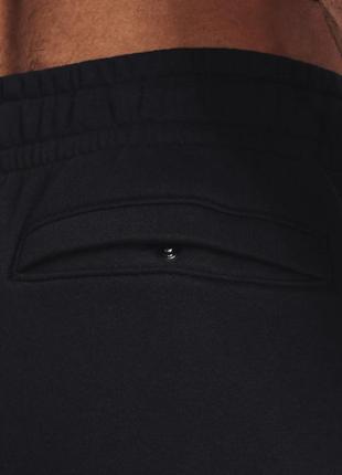 Under armour чоловічі чорні спортивні штани ua essential fleece jogger4 фото