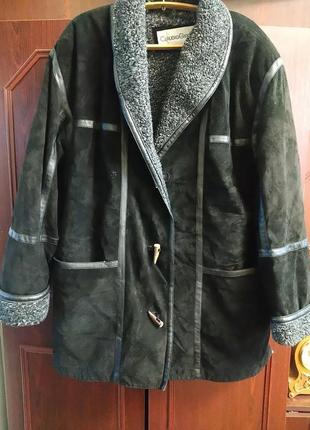 Замшевая куртка с элементами нат. кожи claudio ginetti9 фото