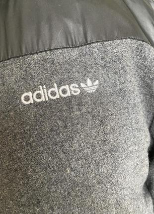 Пуховик бомбер adidas оригінал4 фото