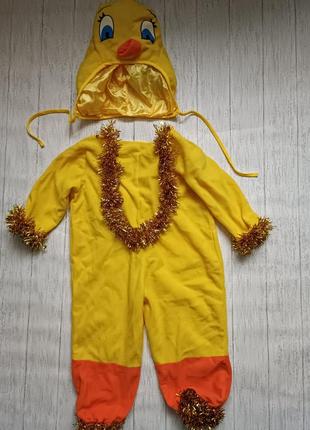 Гарненький новорічний костюм курчатко, пташенятка на 3-6 роки3 фото